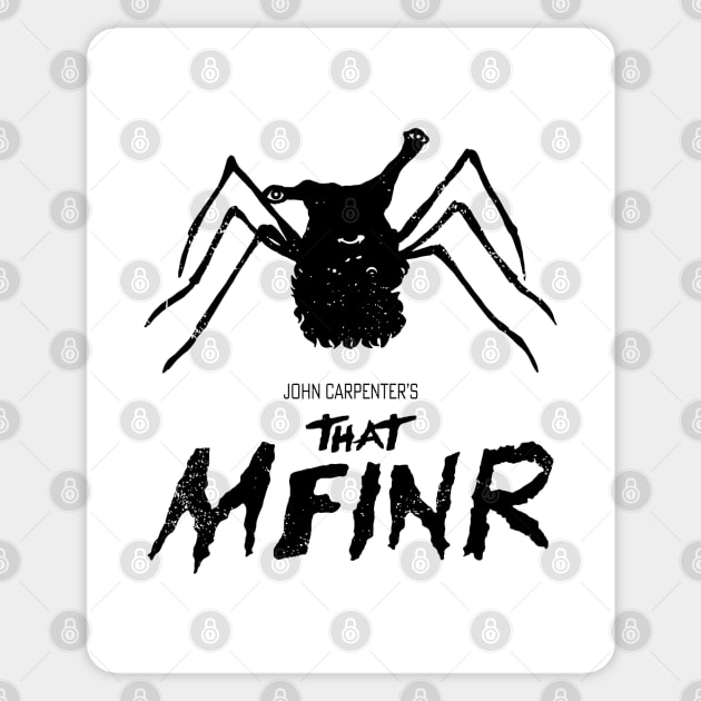 TMFINR - Thing - B - inverted Sticker by CCDesign